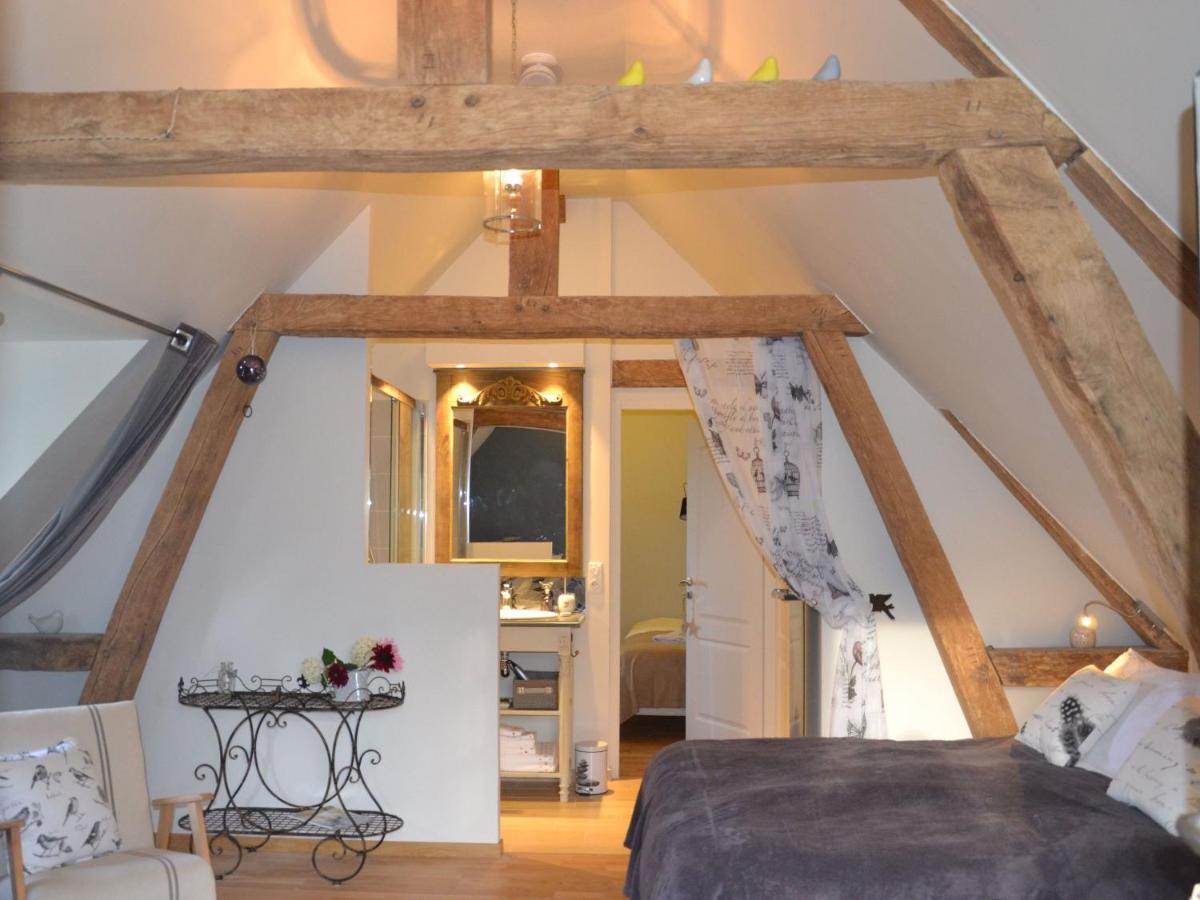 Maison d'Hôtes la Bihorée Saint-Germain-de-Livet Habitación foto
